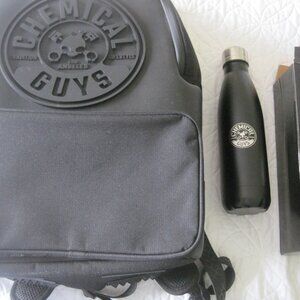 A new with tags Cool Chemical Guys Backpack with metal bottle incliuded..